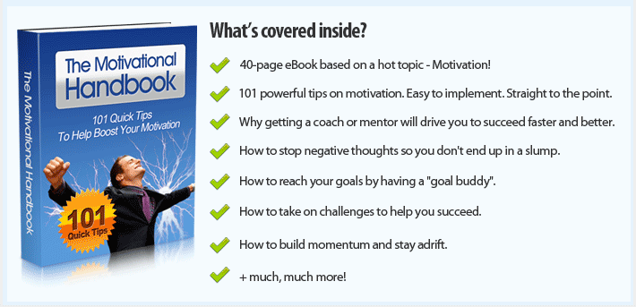 Get Instant Access To The Motivational Handbook - 2016 Edition